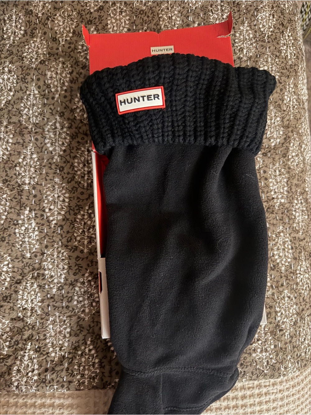 Hunter Black Boot Socks